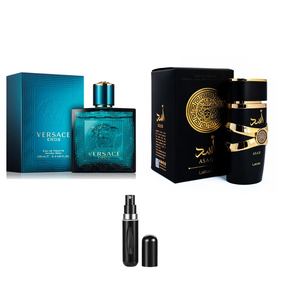 PERFUMES ASAD + EROS + PERFUMERO